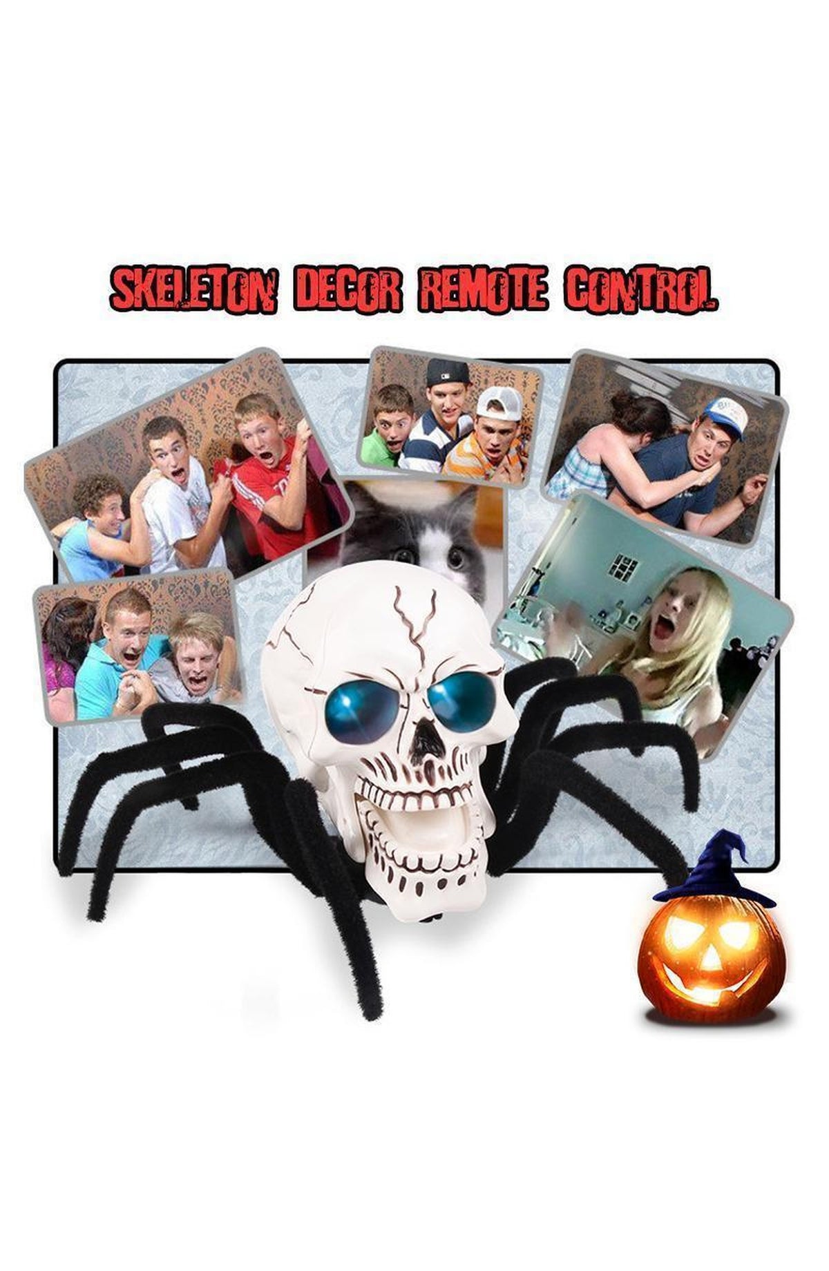 Remote Control Skull Spider