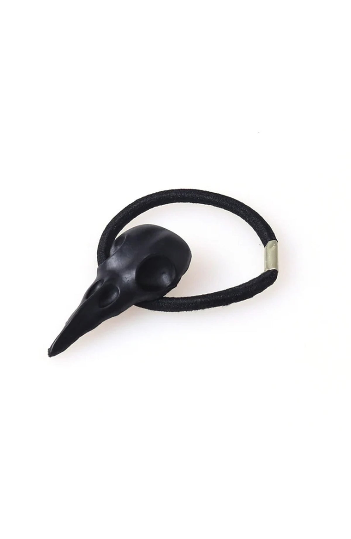 Skull and Crow Hair Tie
