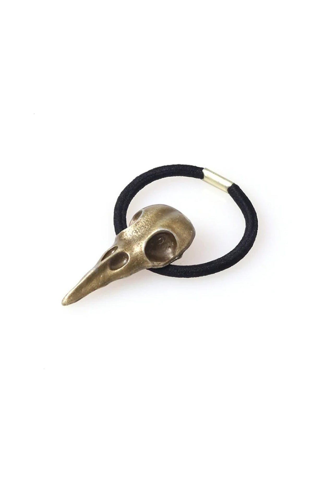 Skull and Crow Hair Tie