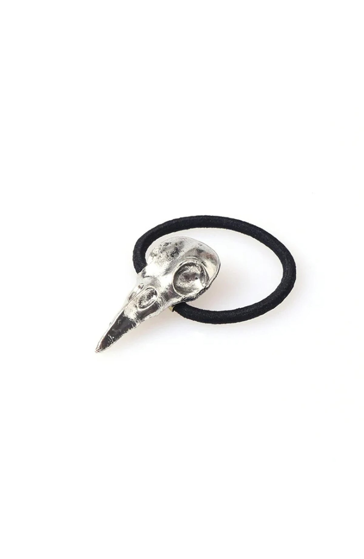 Skull and Crow Hair Tie