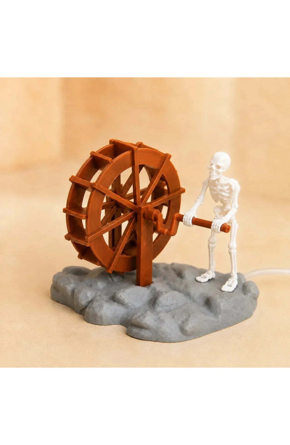 Aquarium Skeleton Waterwheel