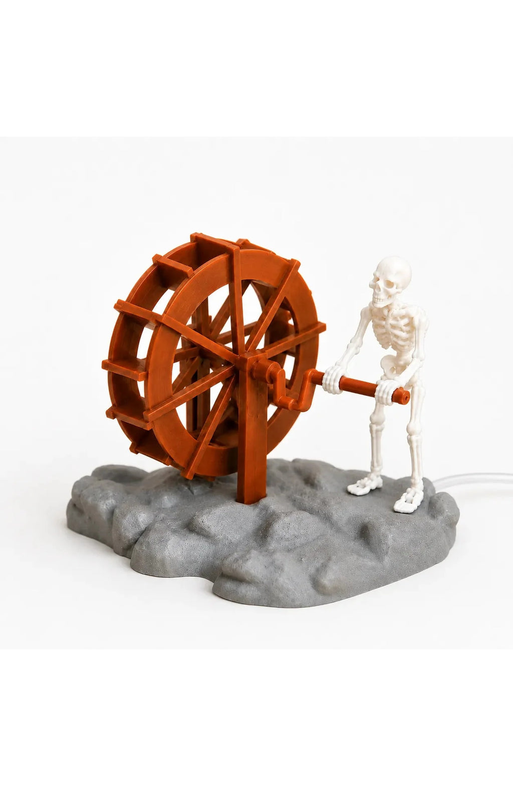 Aquarium Skeleton Waterwheel