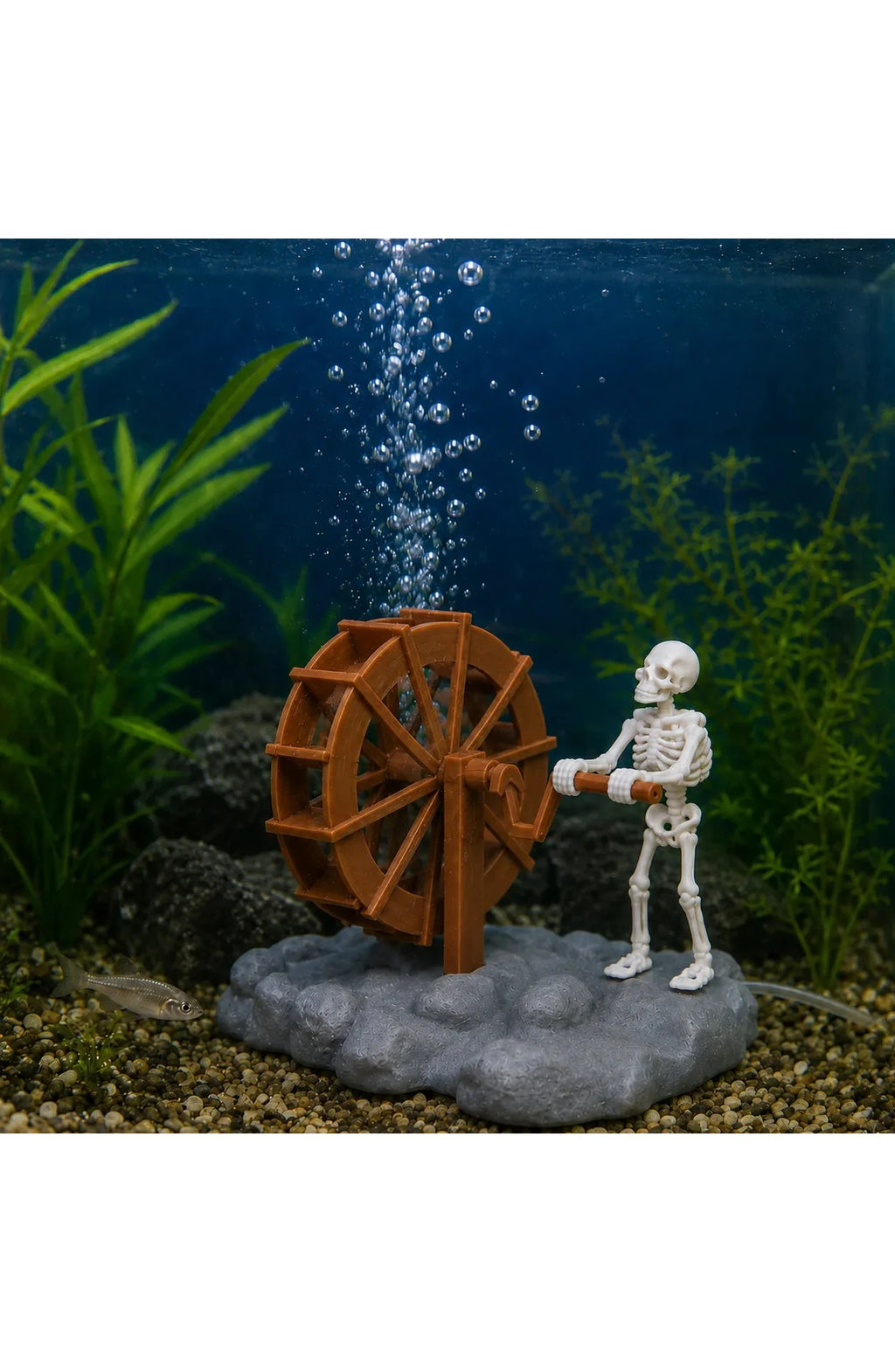 Aquarium Skeleton Waterwheel