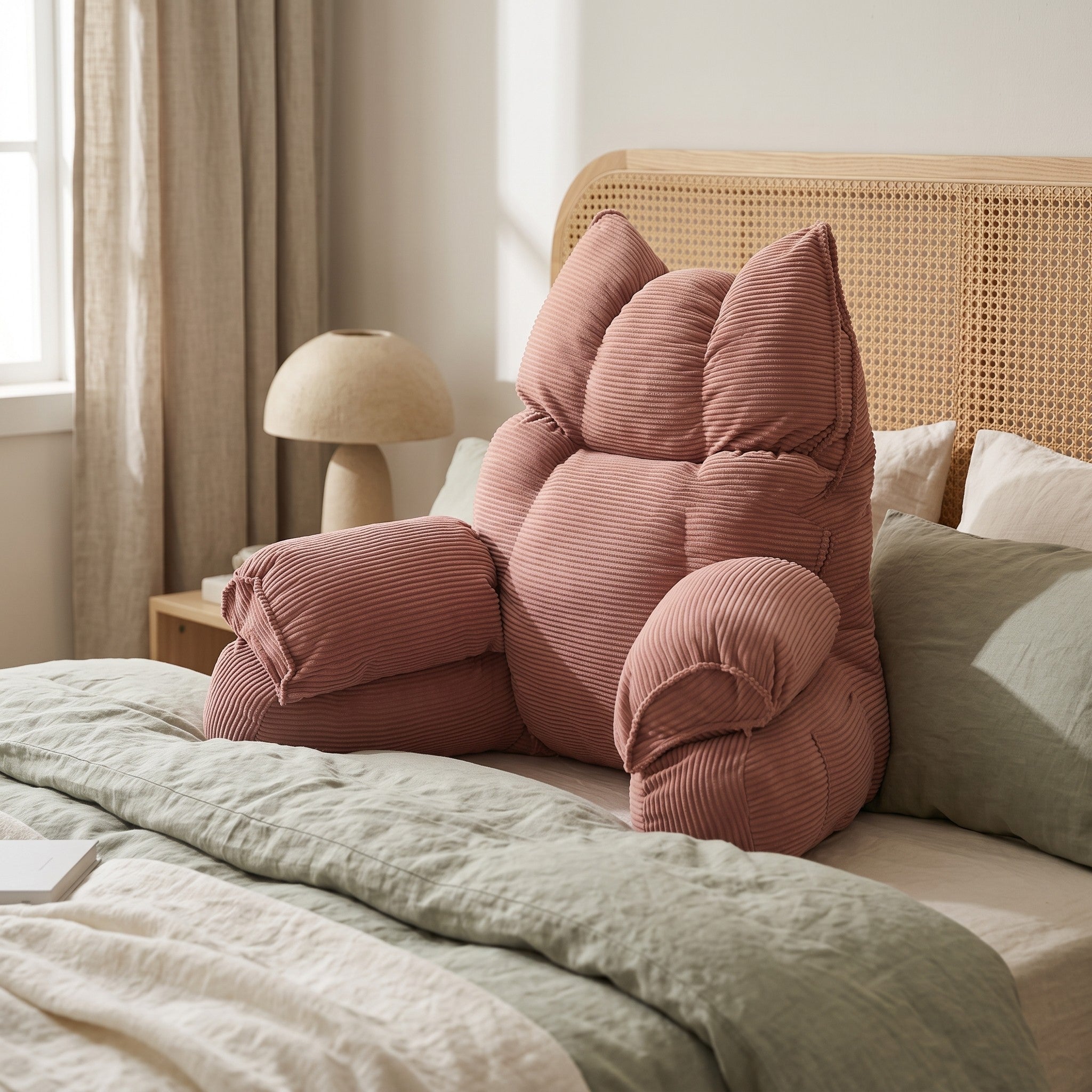 Bed Pillow with Arm Support