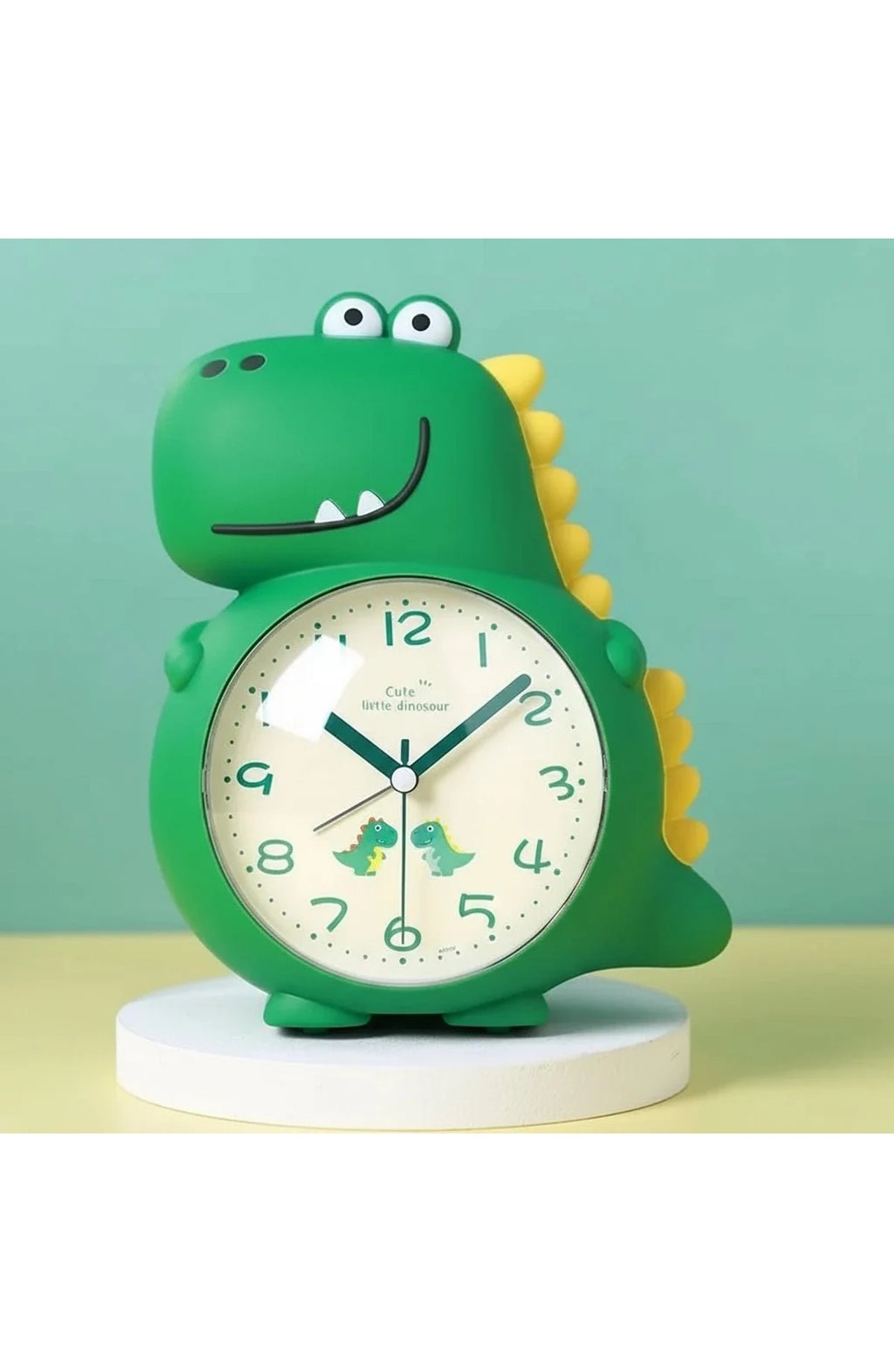 Dinosaur Alarm Clock with Wake-Up Light - Green