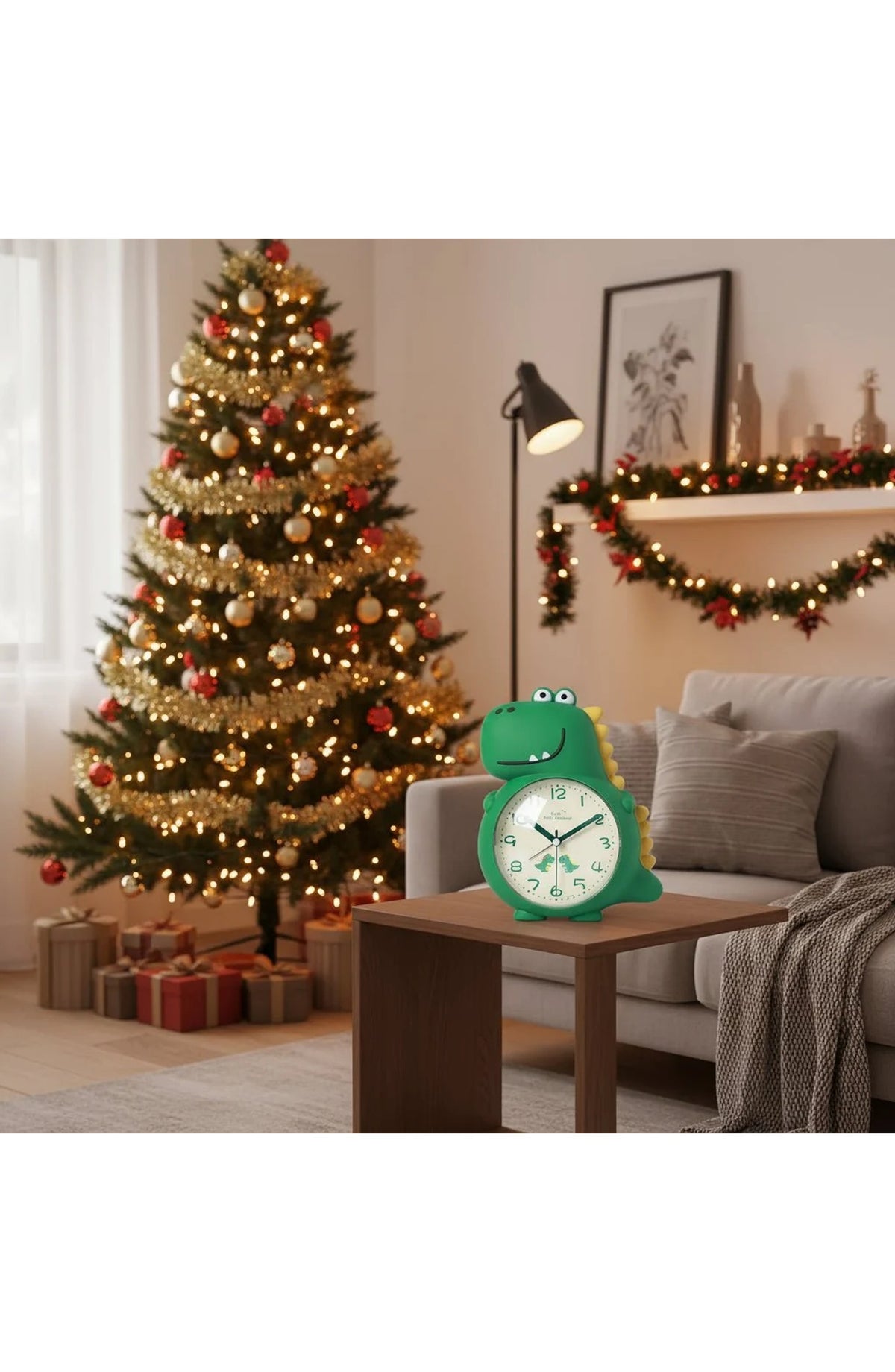 Dinosaur Alarm Clock with Wake-Up Light