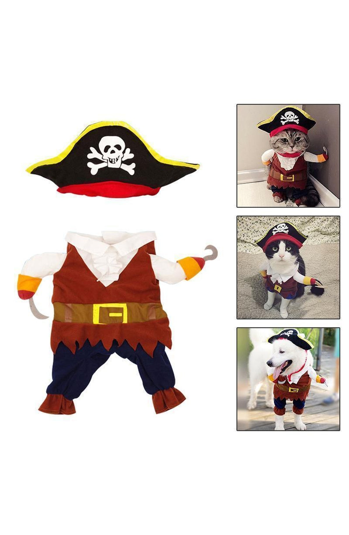 Funny Pet Costume in 12 Character Styles