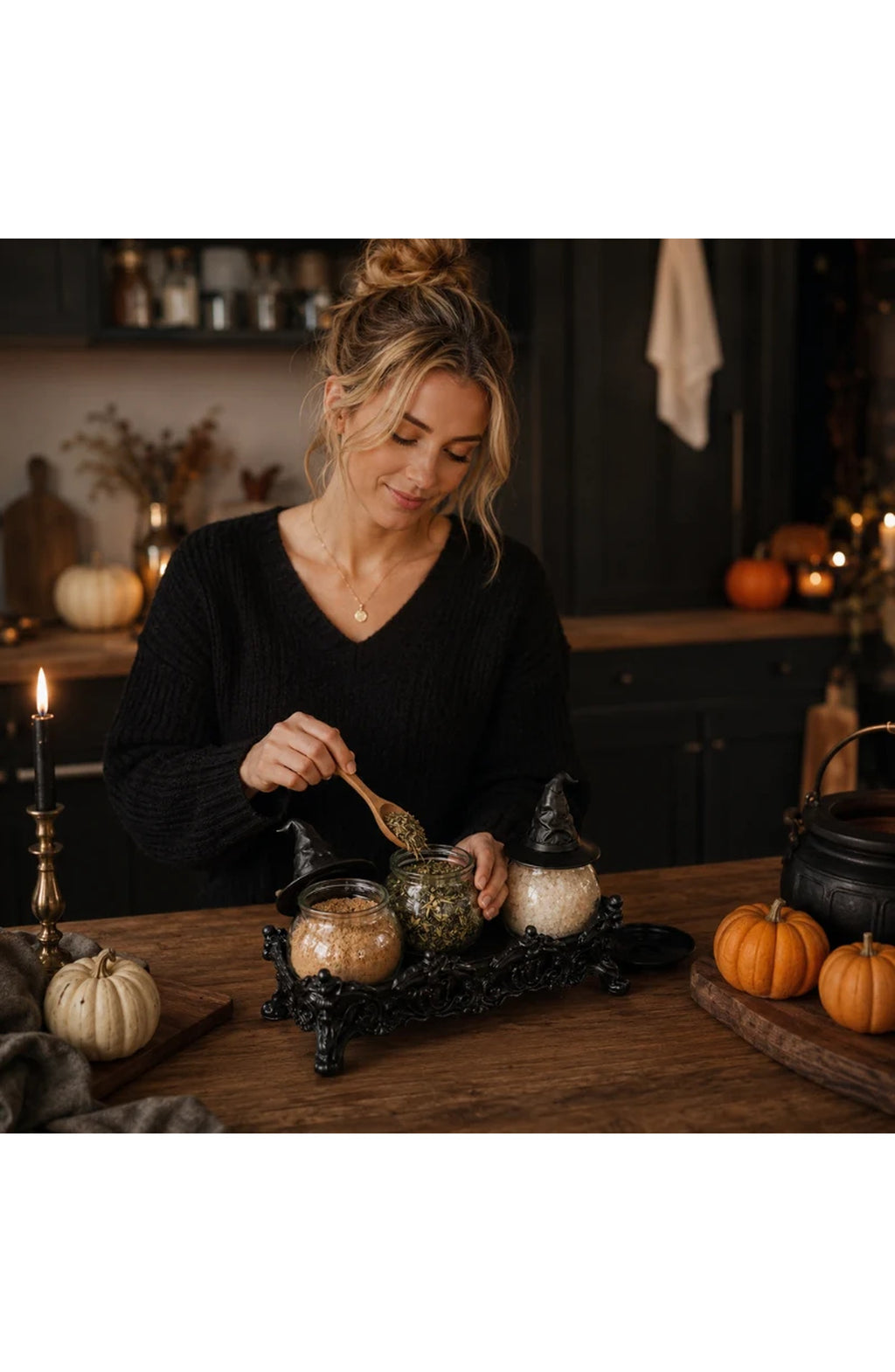 Witch Hat Spice Jars