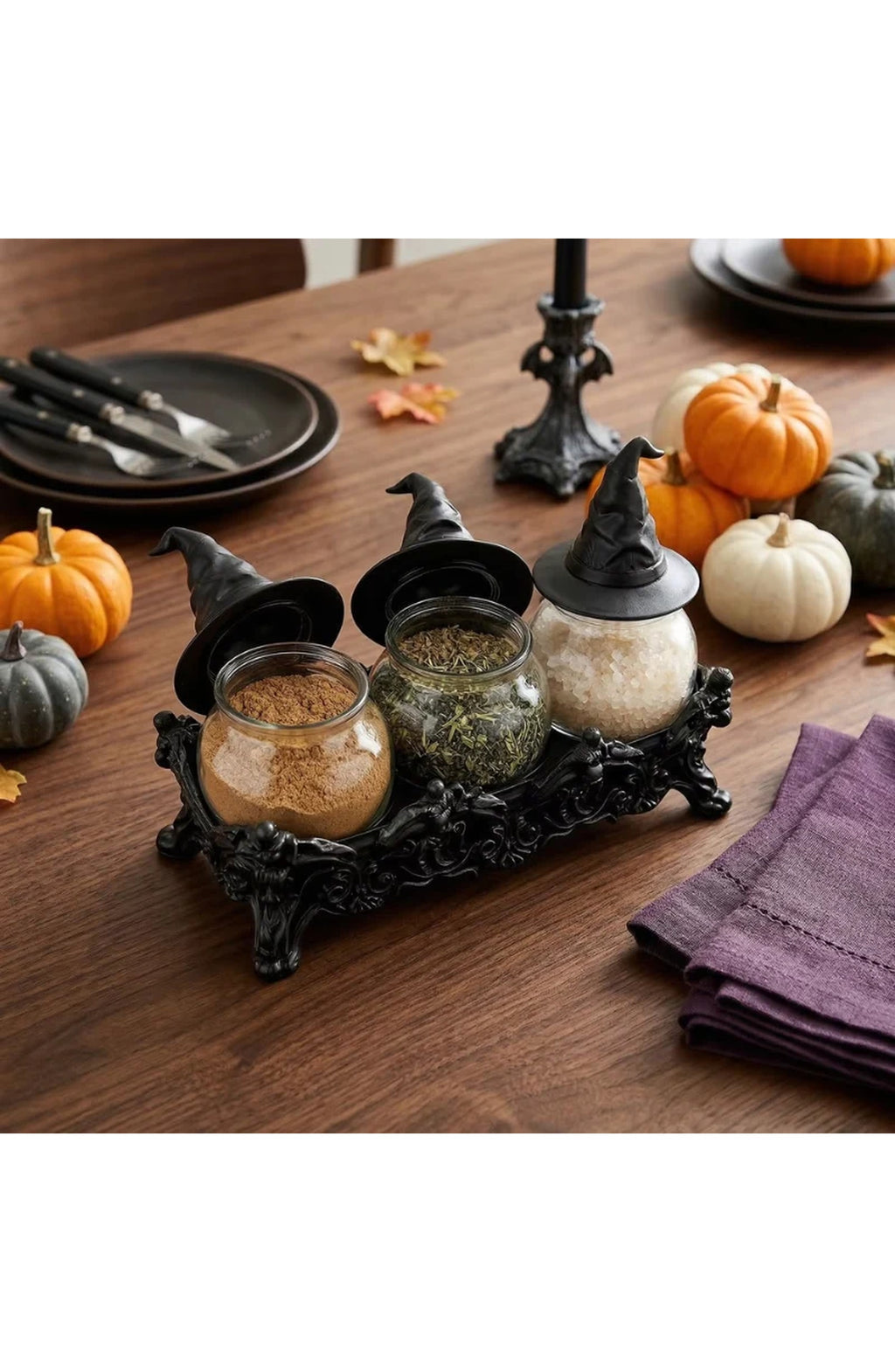 Witch Hat Spice Jars