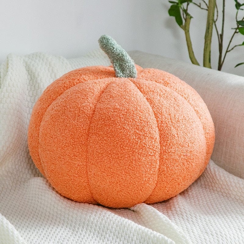 Halloween Pumpkin Throw Pillow - Orange