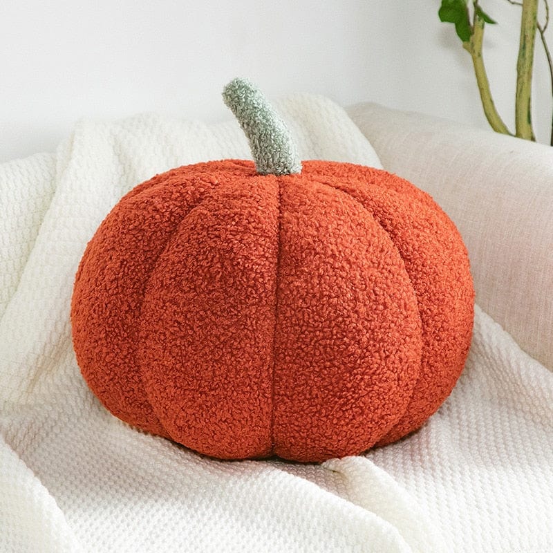 Halloween Pumpkin Throw Pillow - Red