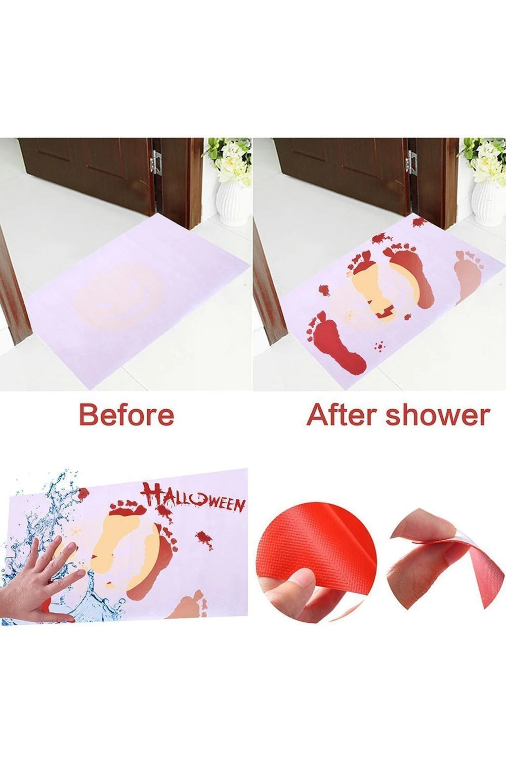 Halloween Prank Floor Mat