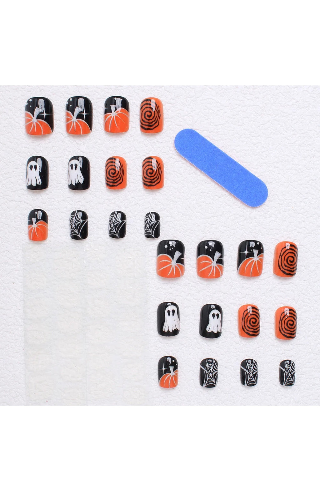 Pumpkin Press-On Nails