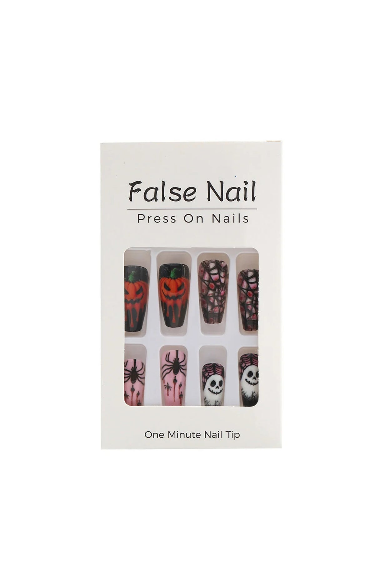 Coffin Halloween Press-On Nails