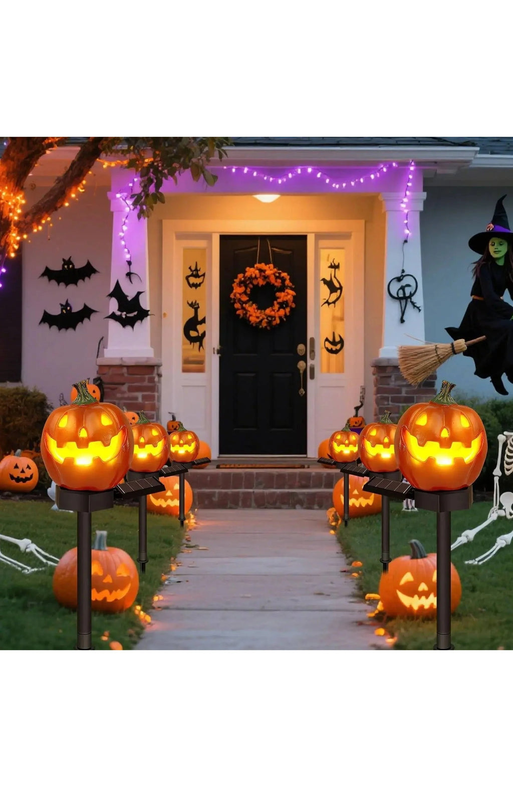 Halloween Pumpkin Pathway Lights