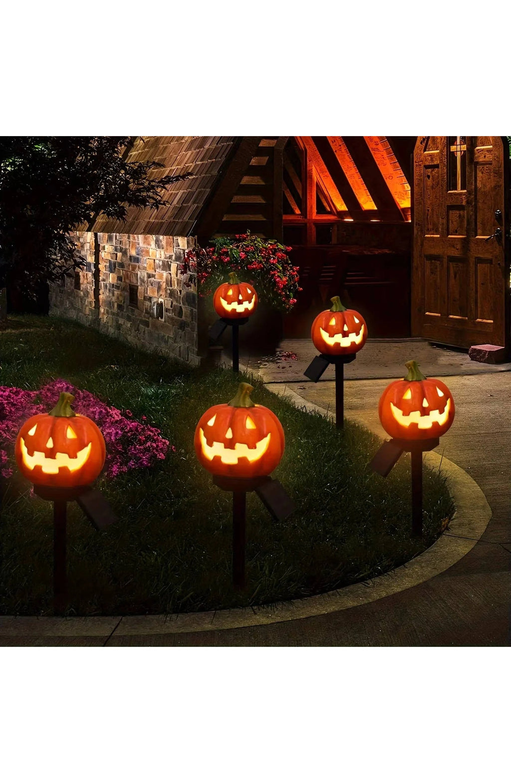 Halloween Pumpkin Pathway Lights