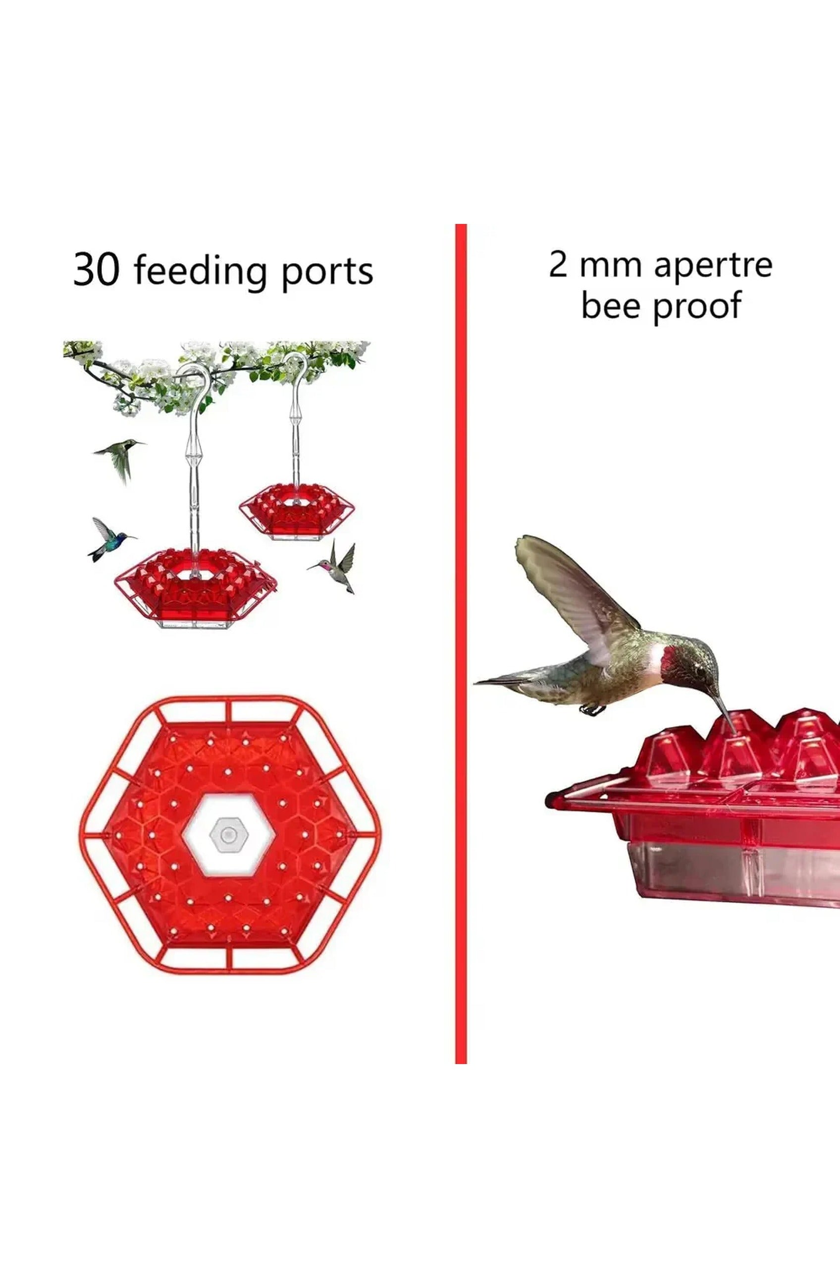 Ant Proof Hummingbird Feeder, view 3