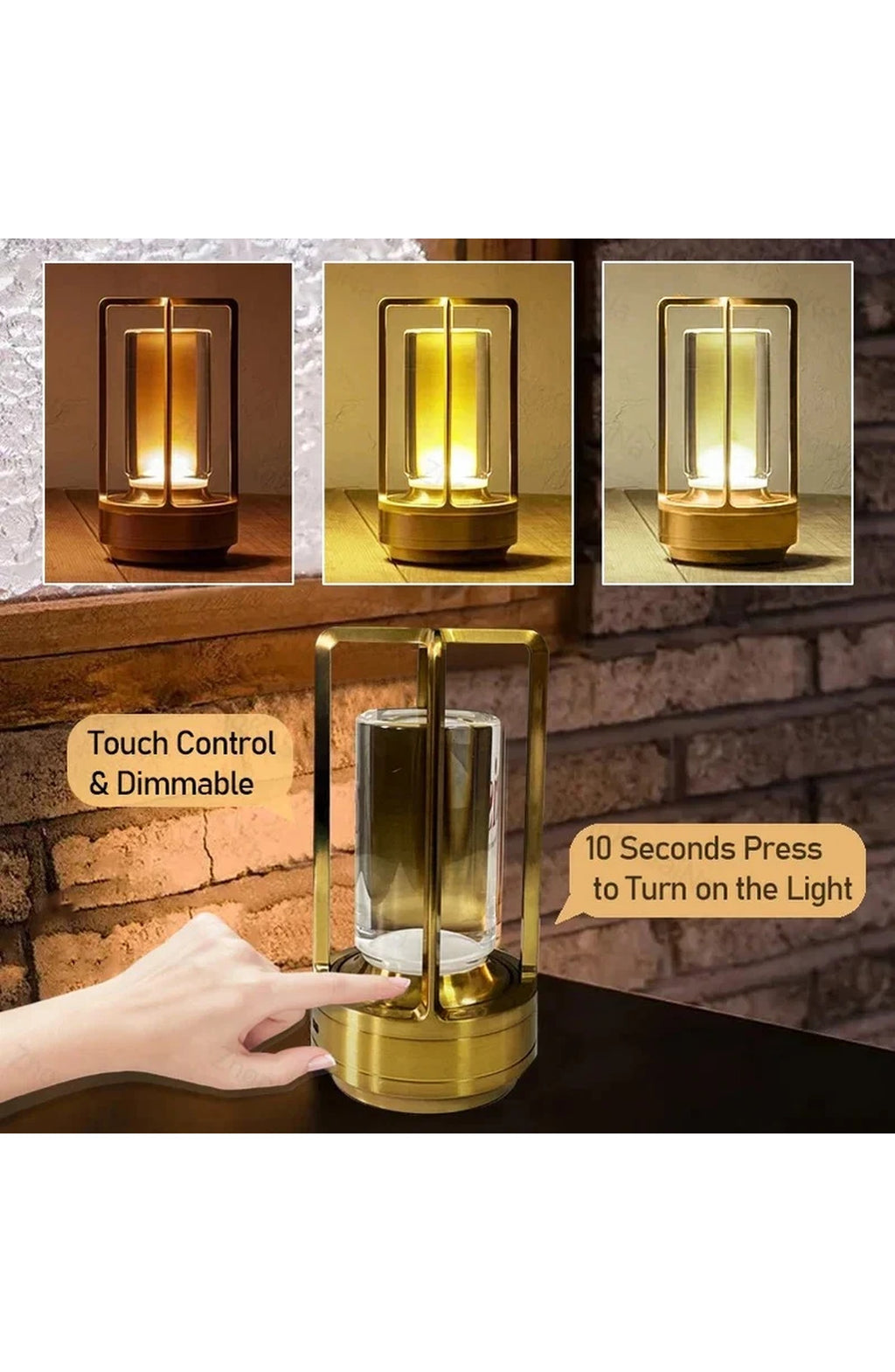 Cordless Nordic Table Lamp, view 4