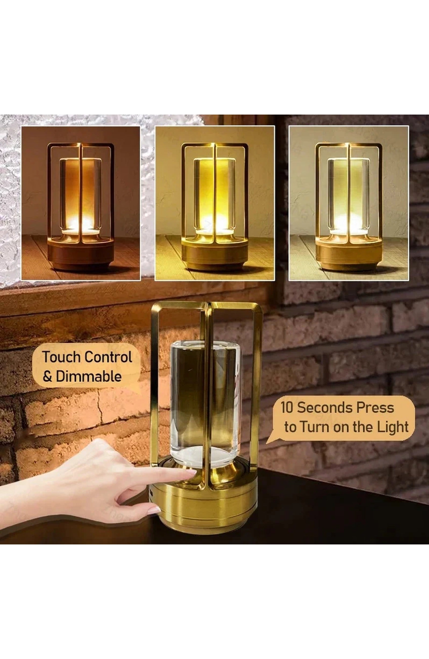 Cordless Nordic Table Lamp, view 4