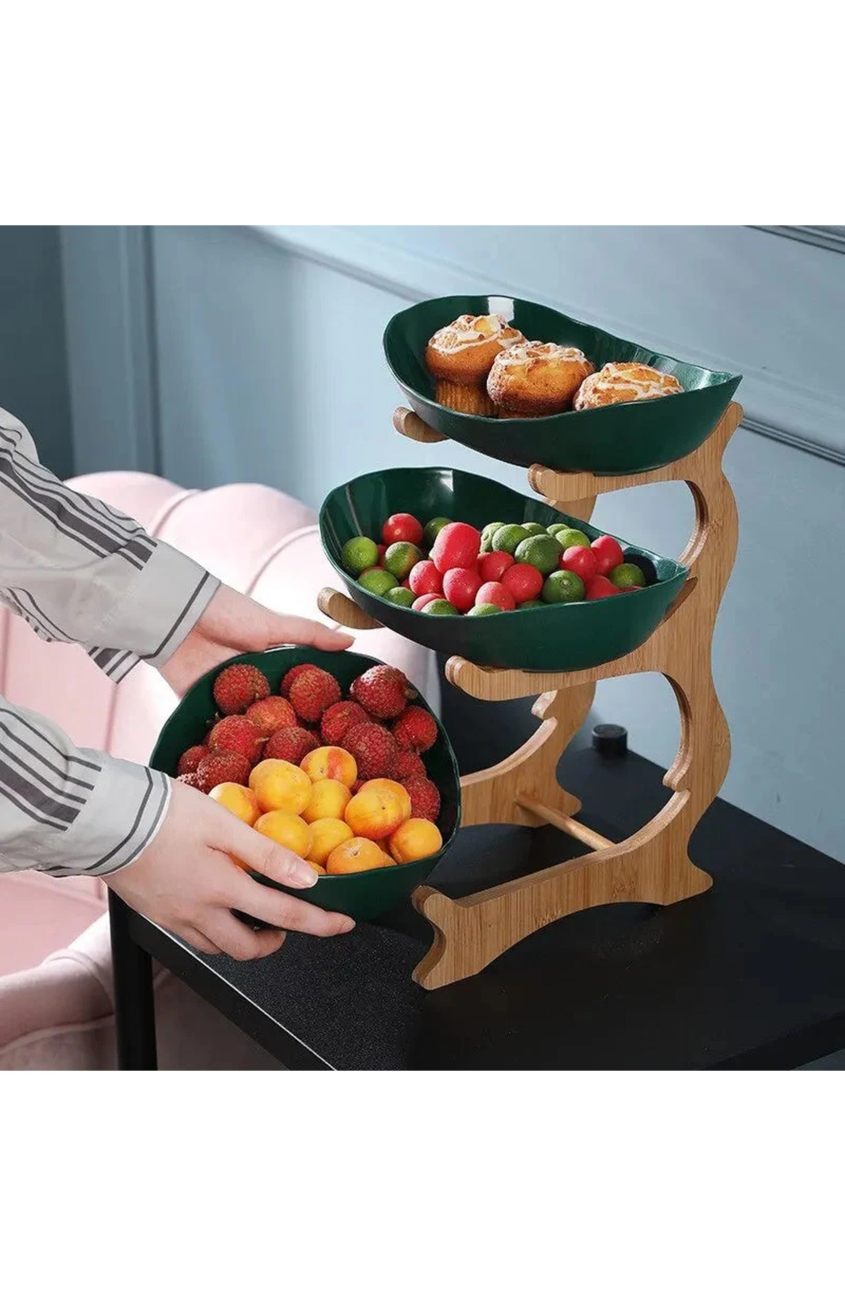 Three-Tier Fruit Bowl, view 3