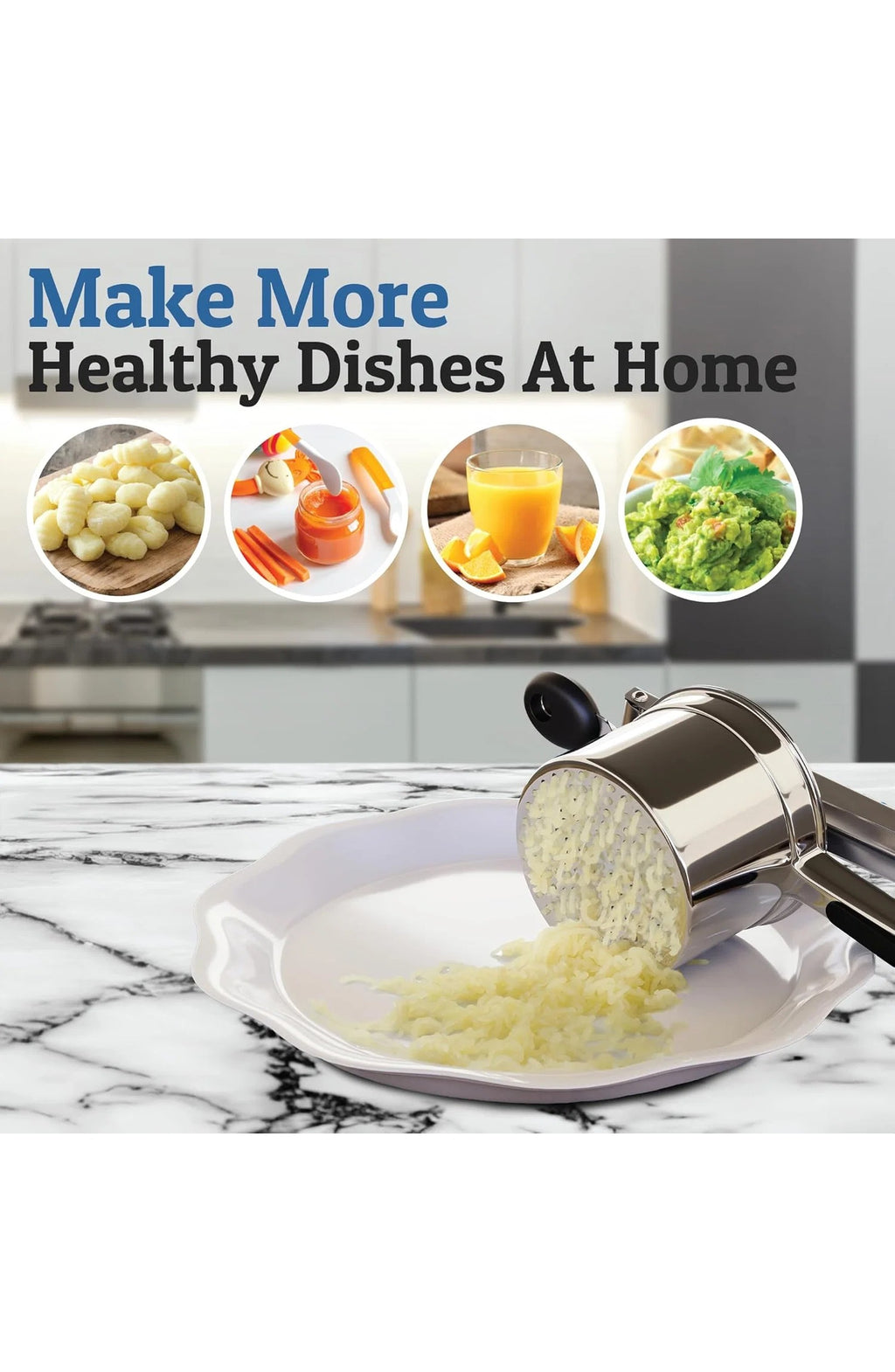 Stainless Steel Potato Masher, view 4