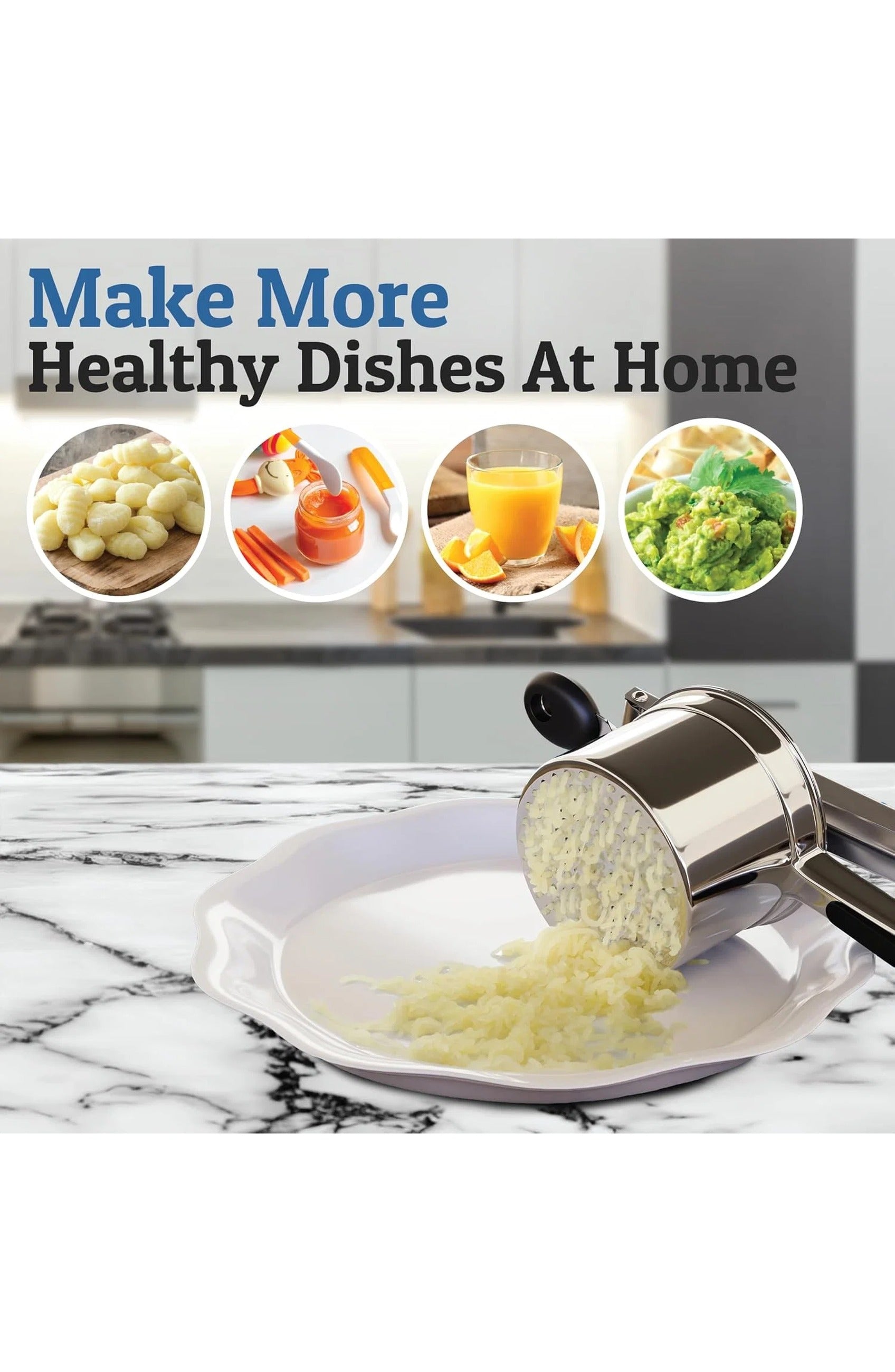 Stainless Steel Potato Masher, view 4