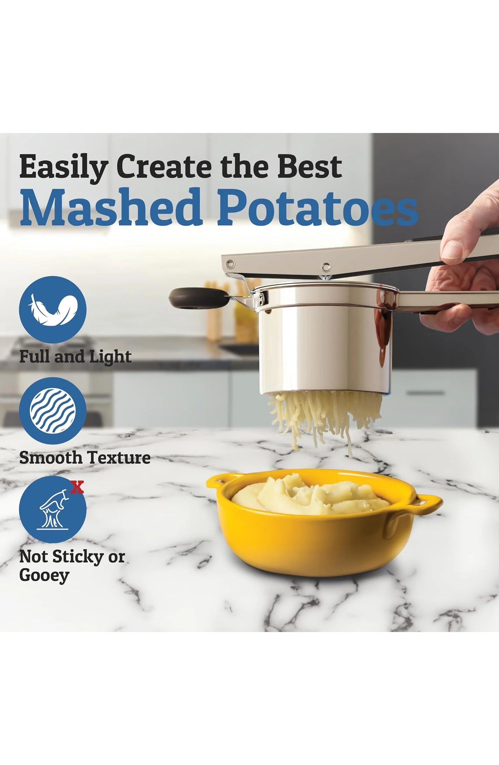 Stainless Steel Potato Masher, view 5