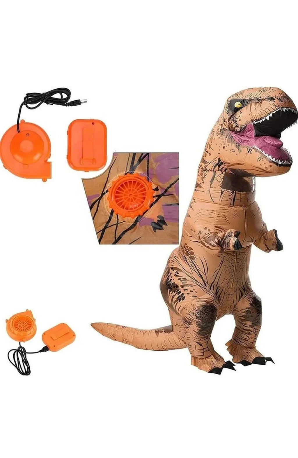 Inflatable T-Rex Dinosaur Halloween Costume