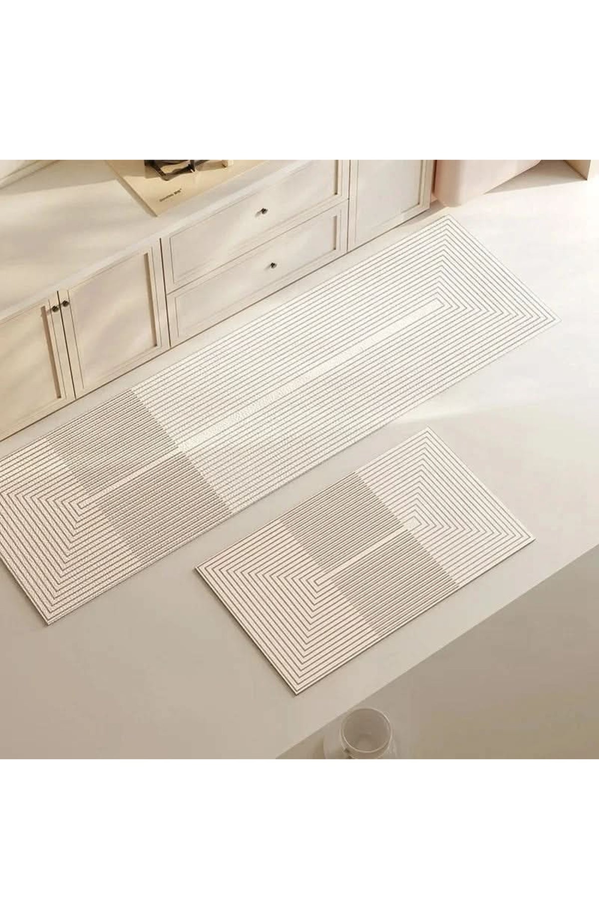 Kitchen Floor Mat in Five Line Designs