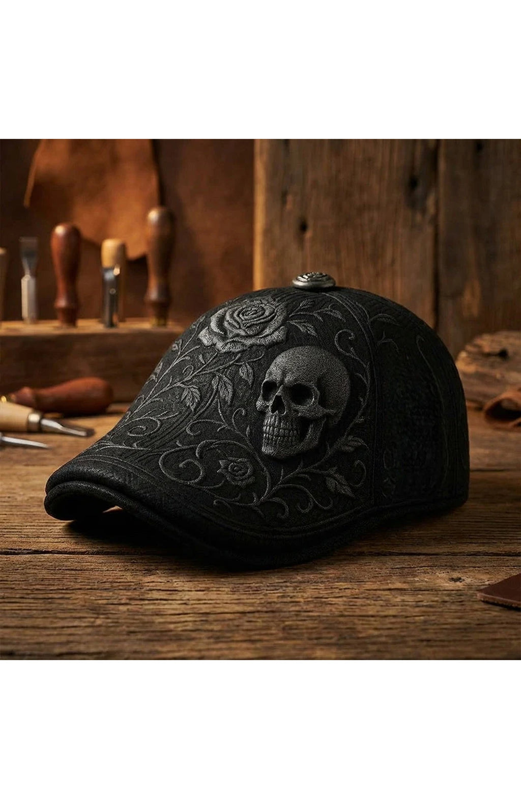 Gothic Flat Cap
