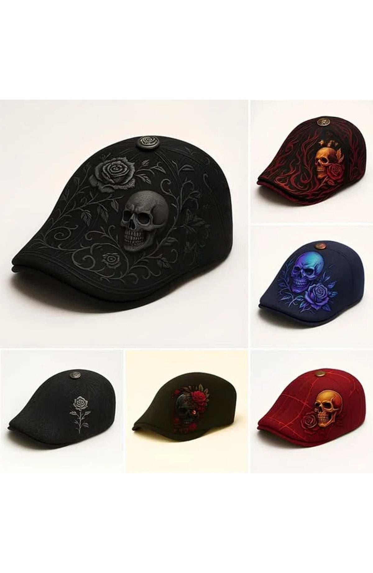Gothic Flat Cap