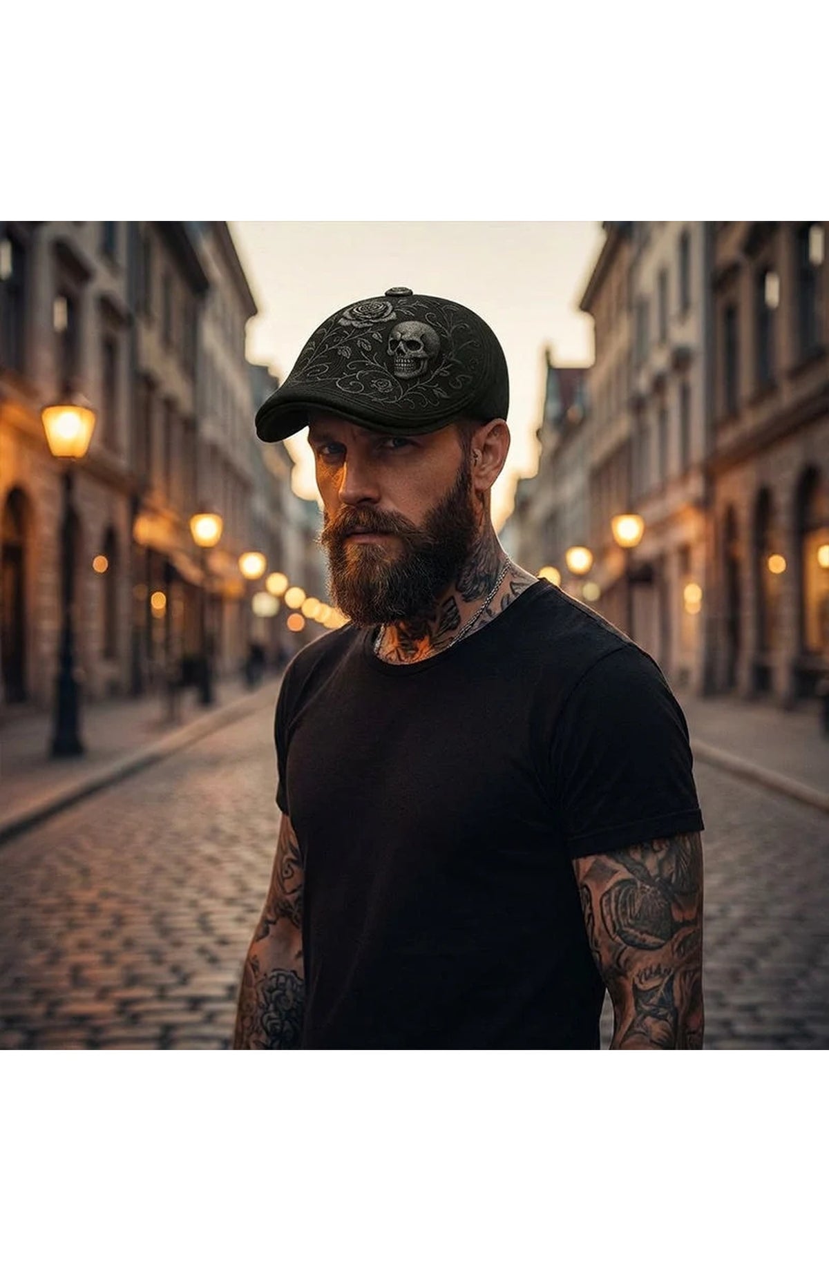 Gothic Flat Cap