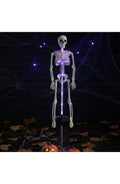 Solar Skeleton Stake Light - Purple