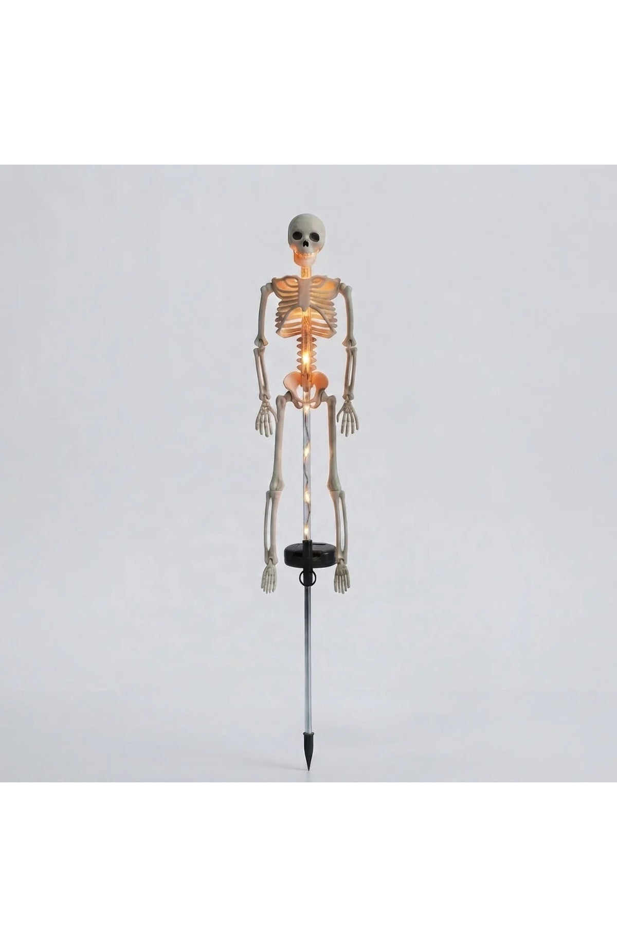 Solar Skeleton Stake Light - Orange