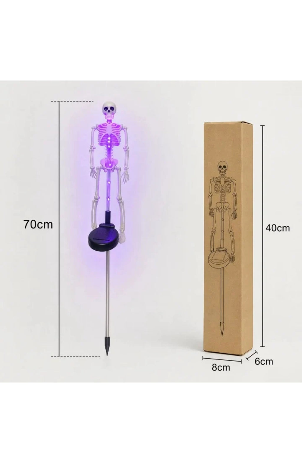 Solar Skeleton Stake Light