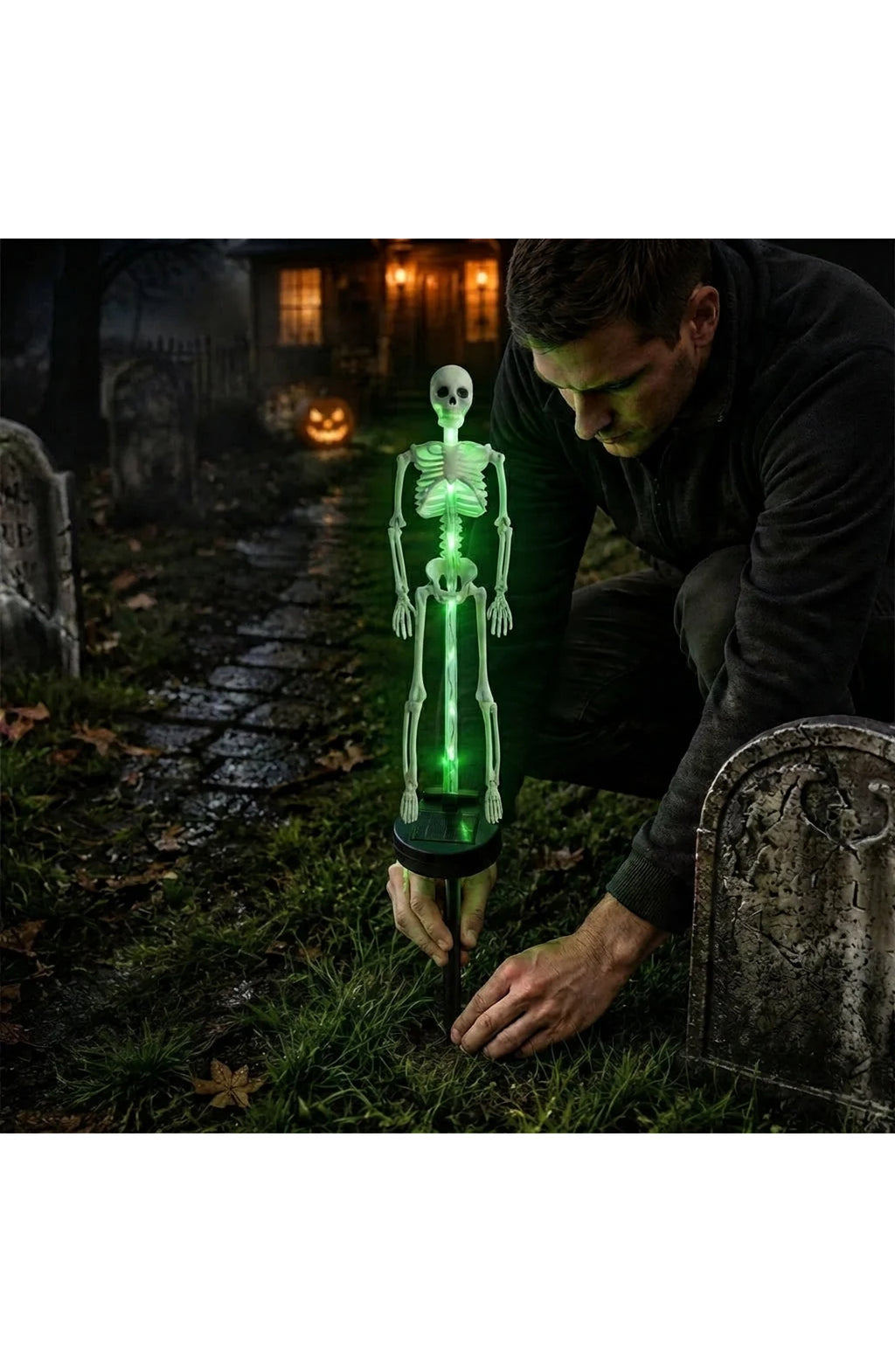 Solar Skeleton Stake Light