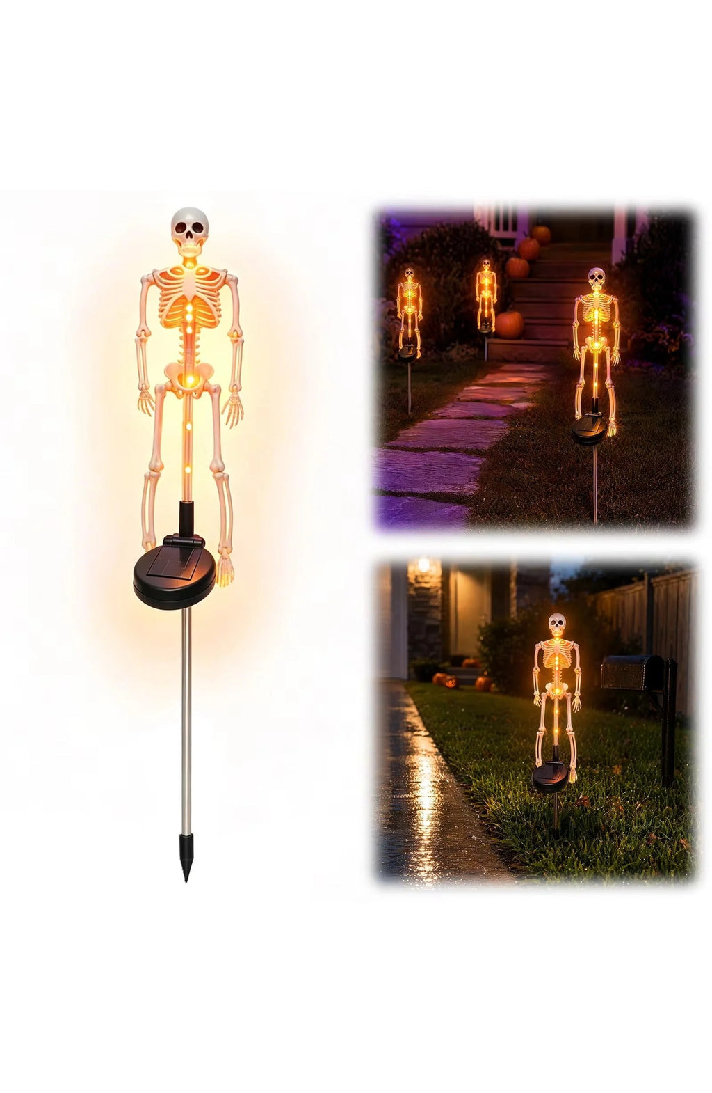 Solar Skeleton Stake Light
