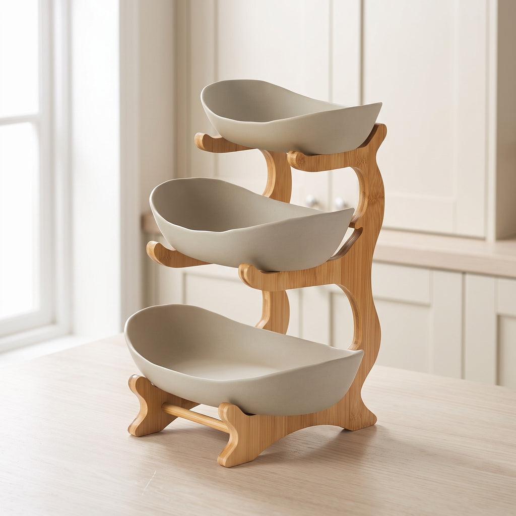 Three-Tier Fruit Bowl