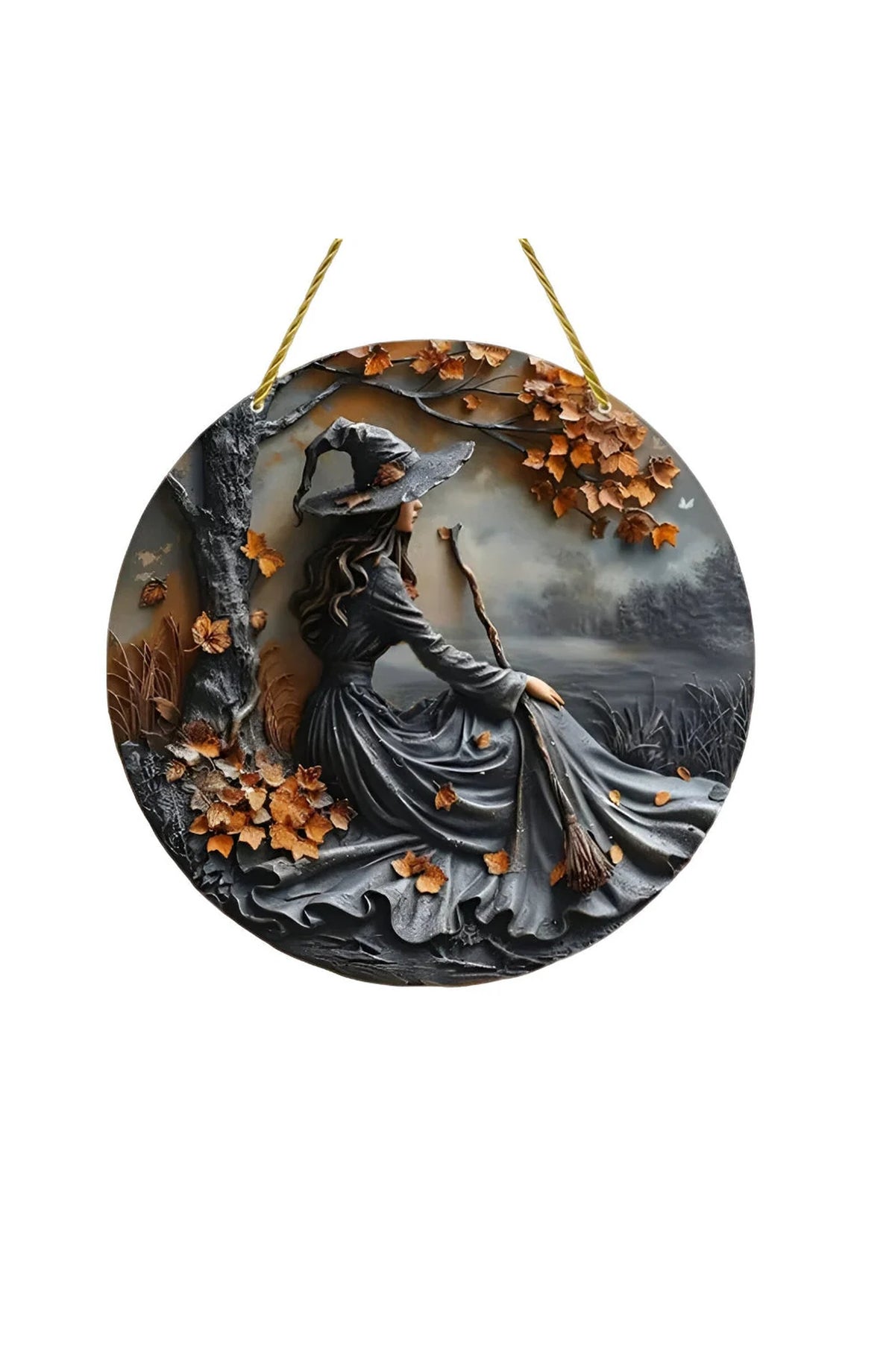 Witch Halloween Door Sign