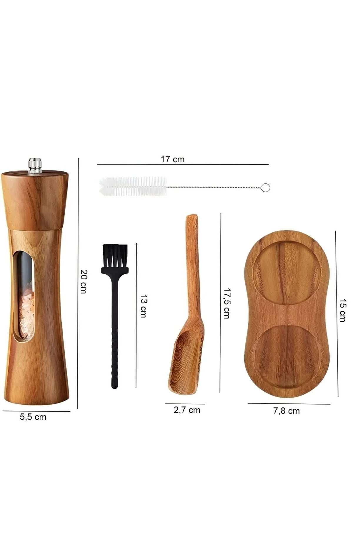 Wooden Salt and Pepper Mill
